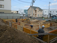 基礎工事・型枠(4月) 写真2